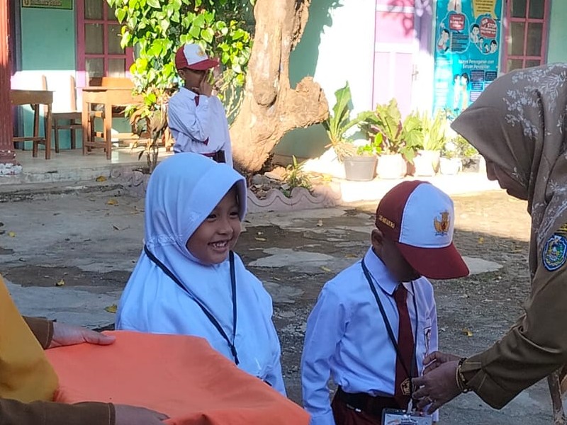 Pembukaan MPLS siswa siswi baru SD Negeri 4 Sumberanyar