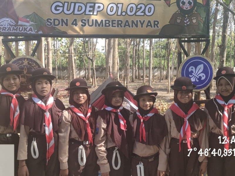 Regu PutrI pada Perkemahan JAMRAN 2025